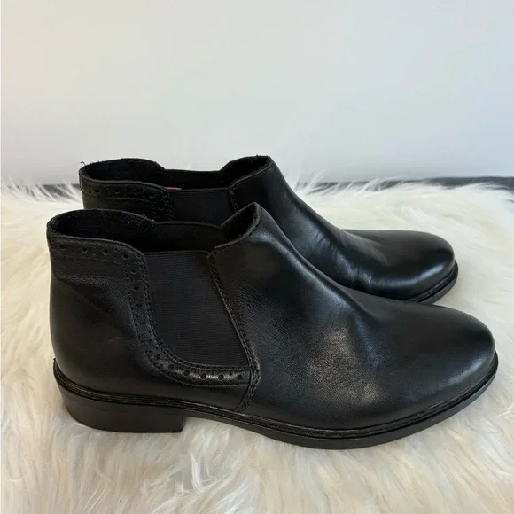 Rieker Women's Black Ankle Boots - Picture 2 of 8